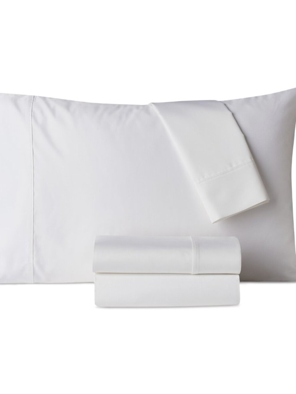 Heritage Home 800-Thread Count Cotton-Blend 4-Pc. Sheet Set FULL/WHITE